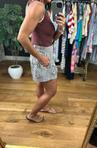 Out Of Town Striped Shorts-Shorts-ee:some-Anna Kaytes Boutique, Women's Fashion Boutique in Grinnell, Iowa