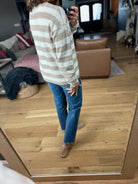 Moving Forward Striped Knit Top-Sweaters-Staccato-Anna Kaytes Boutique, Women's Fashion Boutique in Grinnell, Iowa