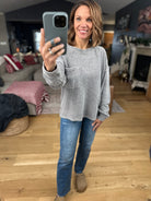 Make It Through Ribbed Long Sleeve Top-Long Sleeves-Blu Pepper-Anna Kaytes Boutique, Women's Fashion Boutique in Grinnell, Iowa