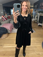 Stay For The Season Velvet Dress-Vine & Love-Anna Kaytes Boutique, Women's Fashion Boutique in Grinnell, Iowa