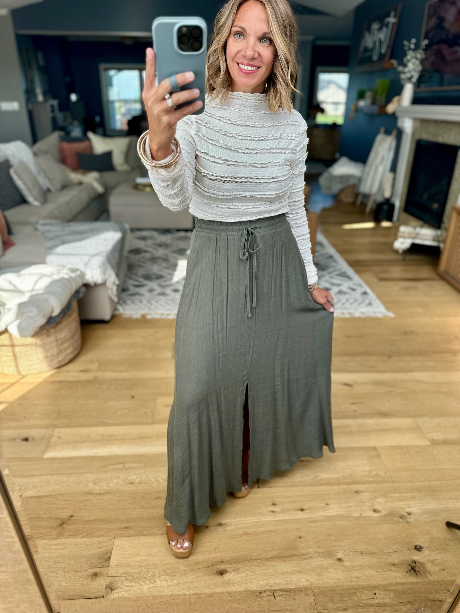Pick You Up Tie-Waist Maxi Skirt-Wishlist-Anna Kaytes Boutique, Women's Fashion Boutique in Grinnell, Iowa