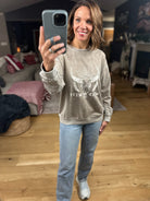 Wild West Crew Sweatshirt-Sweaters-Blu Pepper-Anna Kaytes Boutique, Women's Fashion Boutique in Grinnell, Iowa