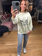 Wild West Crew Sweatshirt-Sweaters-Blu Pepper-Anna Kaytes Boutique, Women's Fashion Boutique in Grinnell, Iowa