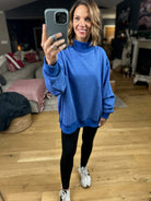 Work This Out Mock-Neck Washed Pullover-sweater-Bucketlist-Anna Kaytes Boutique, Women's Fashion Boutique in Grinnell, Iowa