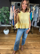 The Right Path Peplum Top-Sleeveless-ee:some-Anna Kaytes Boutique, Women's Fashion Boutique in Grinnell, Iowa