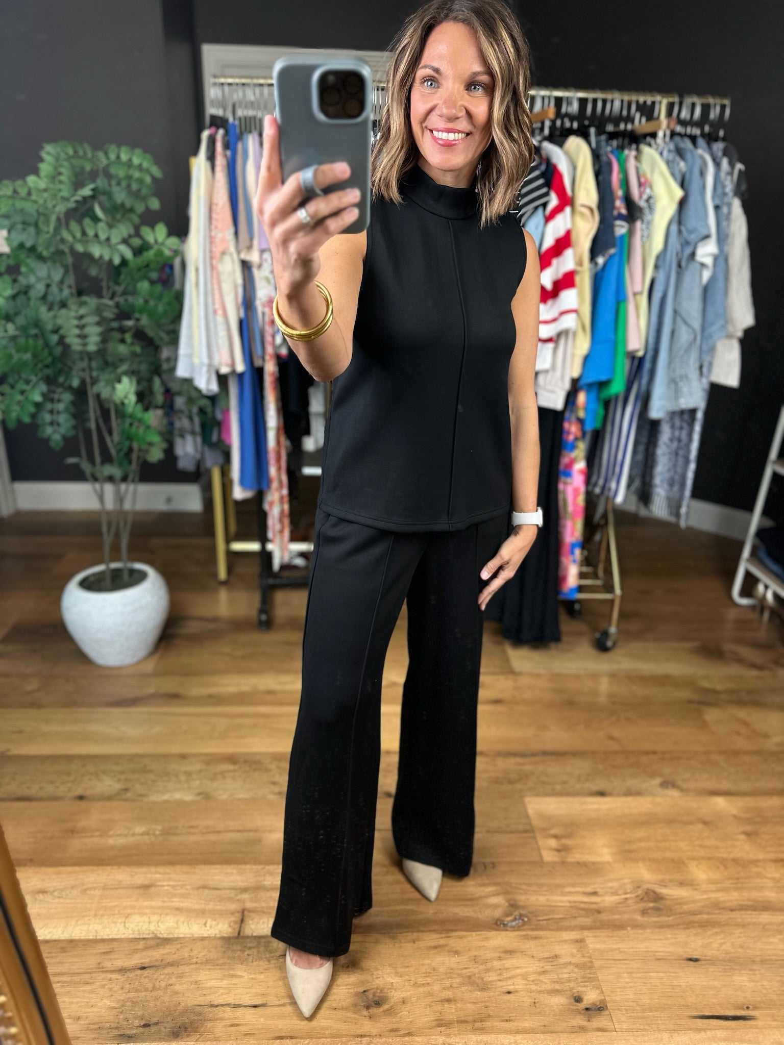 Get Things Done 2-Piece Set-Sleeveless-Entro-Anna Kaytes Boutique, Women's Fashion Boutique in Grinnell, Iowa