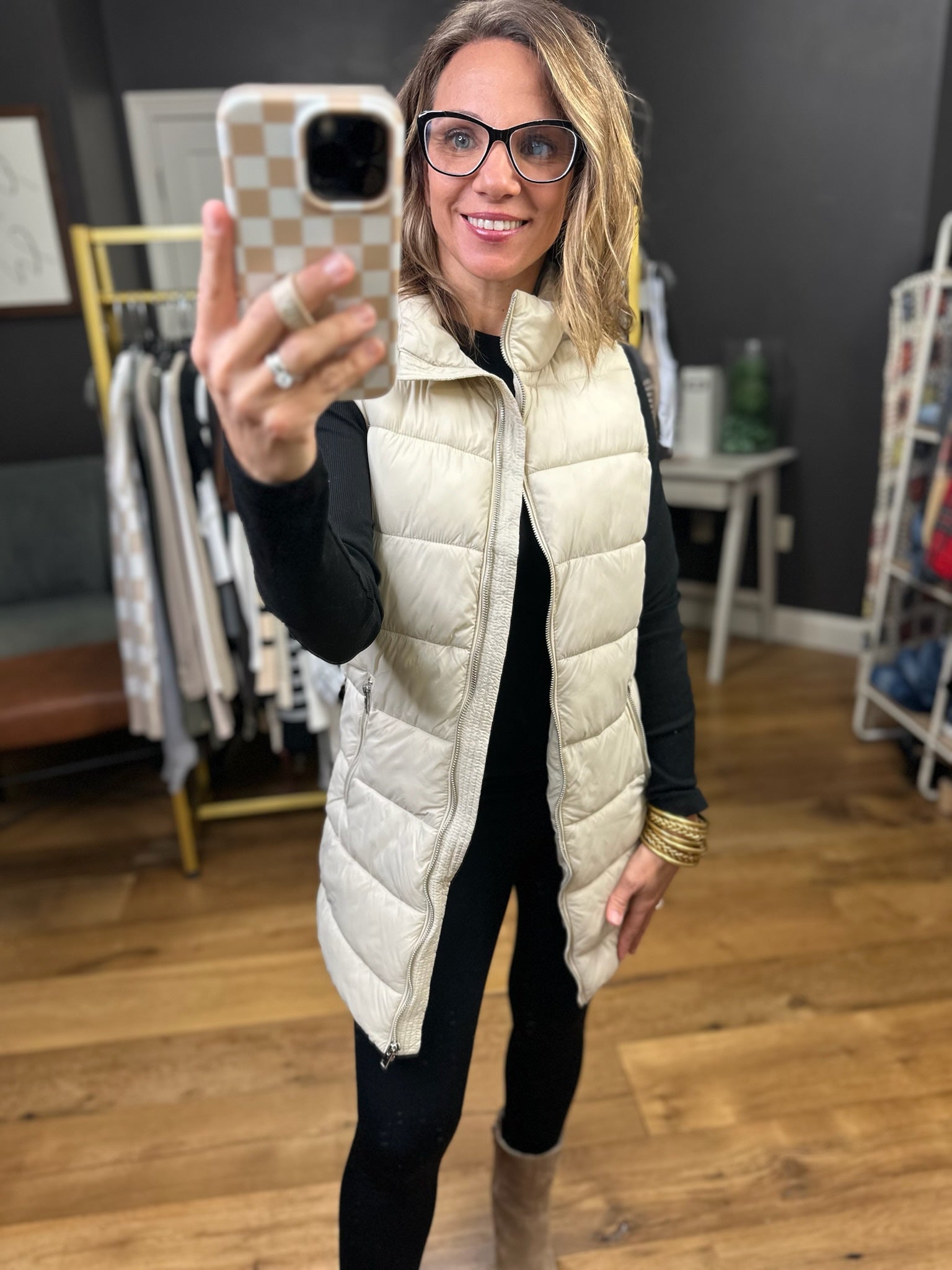 The Jordan Midi Puffer Vest - Multiple Options-Love Tree-Anna Kaytes Boutique, Women's Fashion Boutique in Grinnell, Iowa