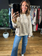 Peaceful Look Floral Crewneck-Sweaters-Blu Pepper-Anna Kaytes Boutique, Women's Fashion Boutique in Grinnell, Iowa