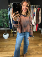 More Than A Feeling Cropped Crewneck-Sweaters-ee:some-Anna Kaytes Boutique, Women's Fashion Boutique in Grinnell, Iowa