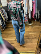 Garden Party Floral Top-Long Sleeves-Entro-Anna Kaytes Boutique, Women's Fashion Boutique in Grinnell, Iowa