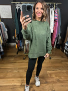 Home Stretch Hi-Low Pocket Top-Sweaters-Zenana-Anna Kaytes Boutique, Women's Fashion Boutique in Grinnell, Iowa