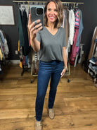 The Kelly High-Rise Slim Straight Denim-Jeans-Vervet-Anna Kaytes Boutique, Women's Fashion Boutique in Grinnell, Iowa