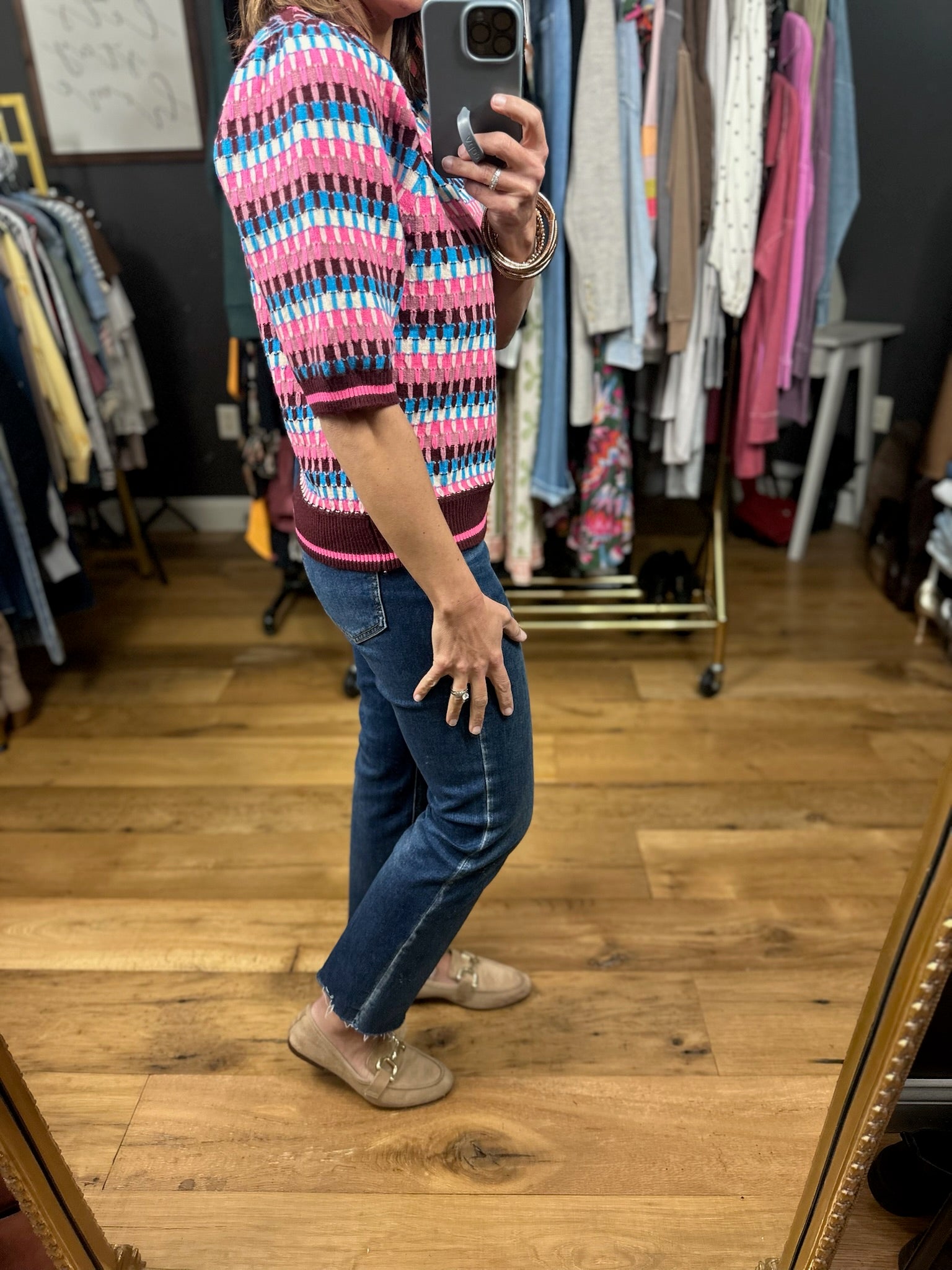 Love My Life Knit Top-Sweaters-THML-Anna Kaytes Boutique, Women's Fashion Boutique in Grinnell, Iowa