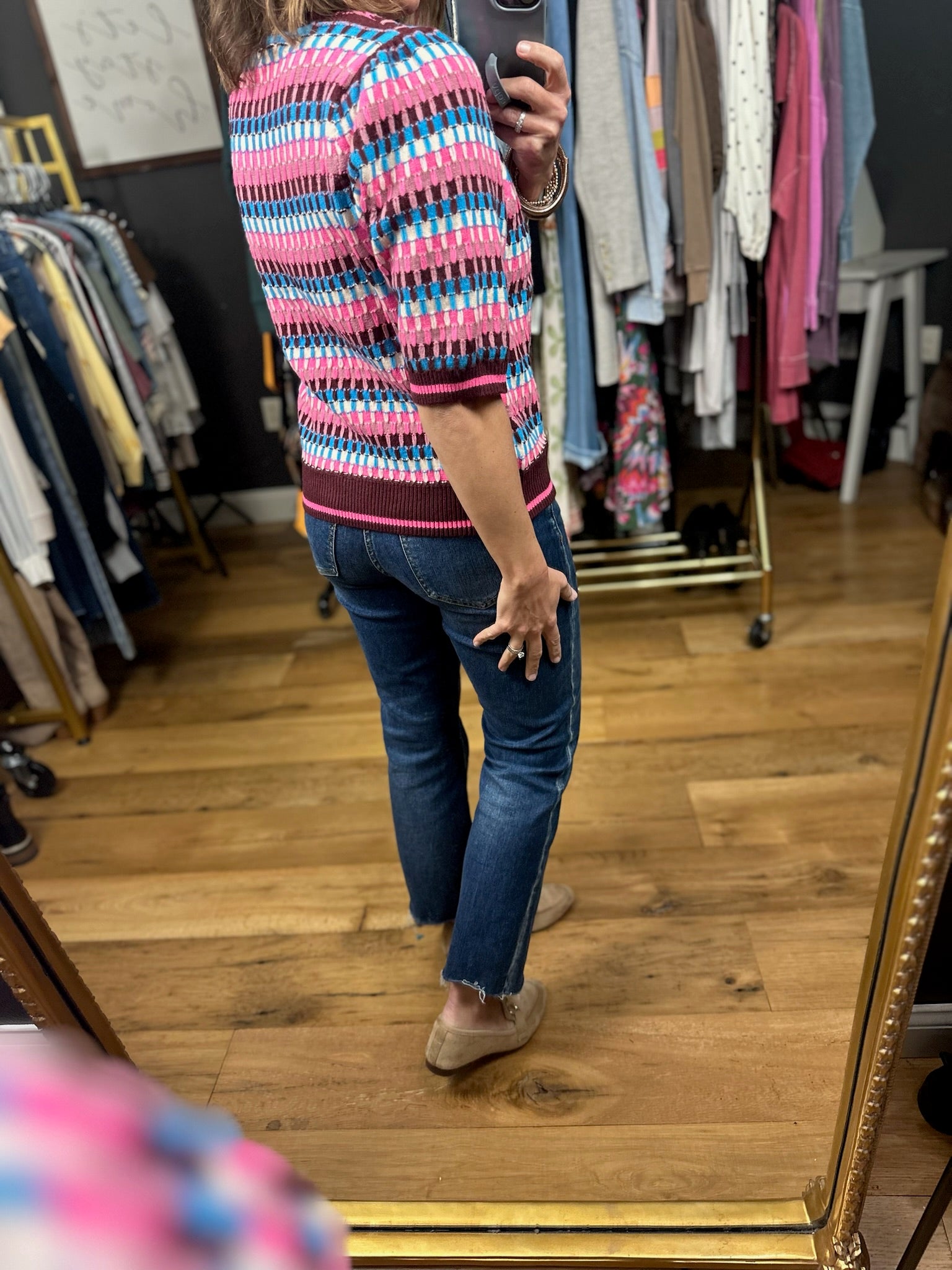 Love My Life Knit Top-Sweaters-THML-Anna Kaytes Boutique, Women's Fashion Boutique in Grinnell, Iowa