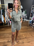 New Beginnings Utility Romper - Multiple Options-Rompers-Easel-Anna Kaytes Boutique, Women's Fashion Boutique in Grinnell, Iowa