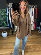 The Right Time Ribbed Hoodie-sweater-Doe & Rae-Anna Kaytes Boutique, Women's Fashion Boutique in Grinnell, Iowa
