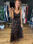 Hopeful Heart Floral Dress-Dresses-Blu Pepper-Anna Kaytes Boutique, Women's Fashion Boutique in Grinnell, Iowa