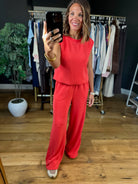 Your Everywhere Wide-Leg Pant Two-Piece Set-Two Piece Set-Skies Are Blue-Anna Kaytes Boutique, Women's Fashion Boutique in Grinnell, Iowa