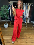 Your Everywhere Wide-Leg Pant Two-Piece Set-Two Piece Set-Skies Are Blue-Anna Kaytes Boutique, Women's Fashion Boutique in Grinnell, Iowa