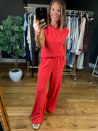 Your Everywhere Wide-Leg Pant Two-Piece Set-Two Piece Set-Skies Are Blue-Anna Kaytes Boutique, Women's Fashion Boutique in Grinnell, Iowa
