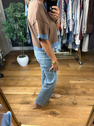 Would You Know Trimmed Button-Down Cardigan-Short Sleeves-ee:some-Anna Kaytes Boutique, Women's Fashion Boutique in Grinnell, Iowa