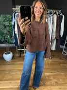 Keeping Score Knit Sweater-Sweaters-POL-Anna Kaytes Boutique, Women's Fashion Boutique in Grinnell, Iowa
