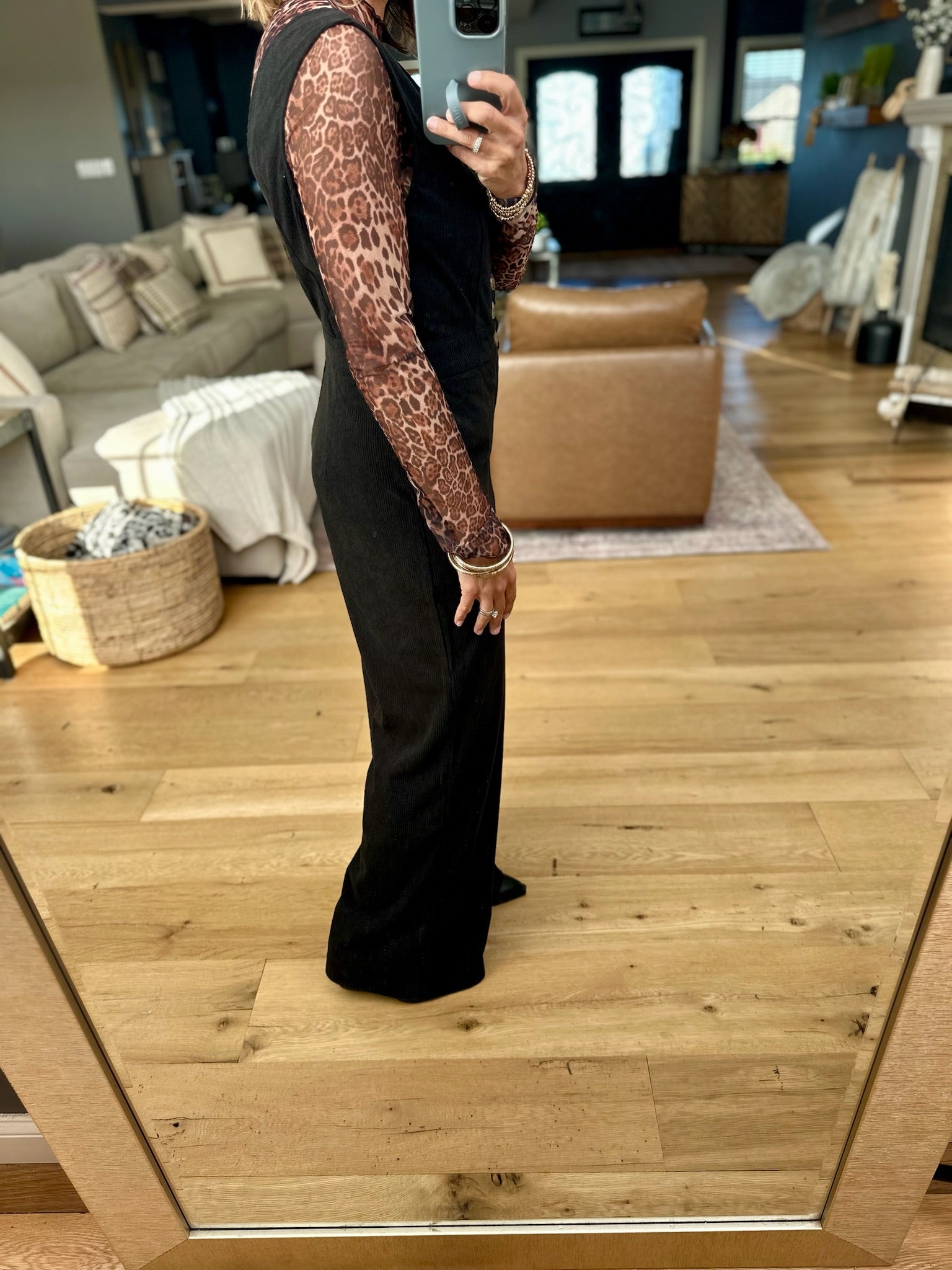 Stand Tall Scoop Neck Corduroy Jumpsuit-Hem & Thread-Anna Kaytes Boutique, Women's Fashion Boutique in Grinnell, Iowa