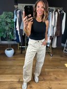 Good For Me Floral Barrel Pant-Pants-Easel-Anna Kaytes Boutique, Women's Fashion Boutique in Grinnell, Iowa