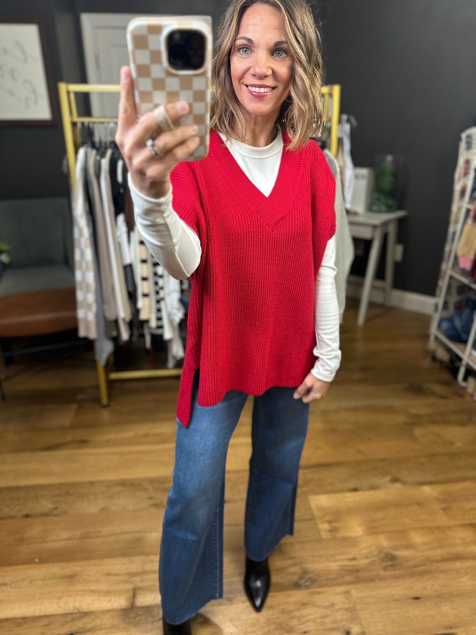 Leading The Charge V-Neck Knit - Multiple Options-Jodifl-Anna Kaytes Boutique, Women's Fashion Boutique in Grinnell, Iowa