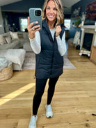 Best Around Hooded Vest-Mono B-Anna Kaytes Boutique, Women's Fashion Boutique in Grinnell, Iowa