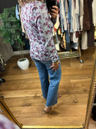 Sweet Symphony Floral Long Sleeve Top-Long Sleeves-Staccato-Anna Kaytes Boutique, Women's Fashion Boutique in Grinnell, Iowa