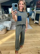 How Sure Striped Pocket 2-Piece Set-Eesome-Anna Kaytes Boutique, Women's Fashion Boutique in Grinnell, Iowa