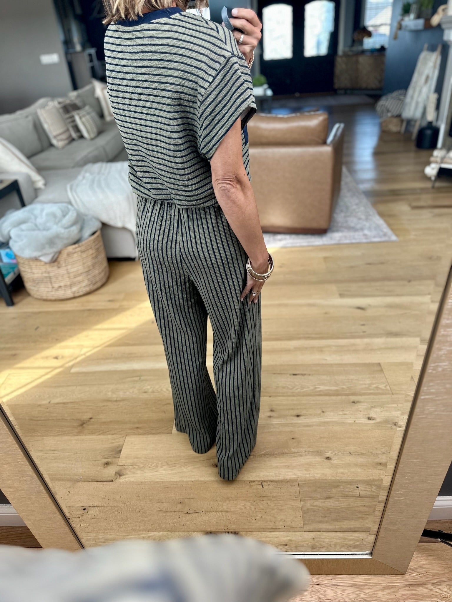 How Sure Striped Pocket 2-Piece Set-Eesome-Anna Kaytes Boutique, Women's Fashion Boutique in Grinnell, Iowa