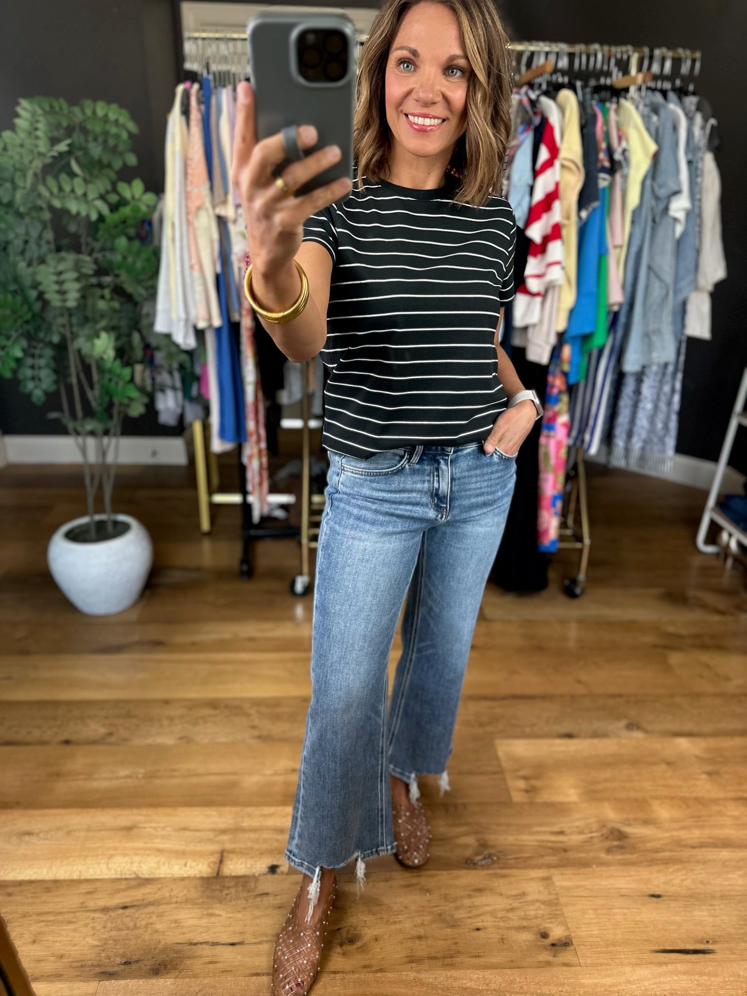 The Maddie Mid-Rise Vintage Flare Denim-Jeans-Flying Monkey-Anna Kaytes Boutique, Women's Fashion Boutique in Grinnell, Iowa
