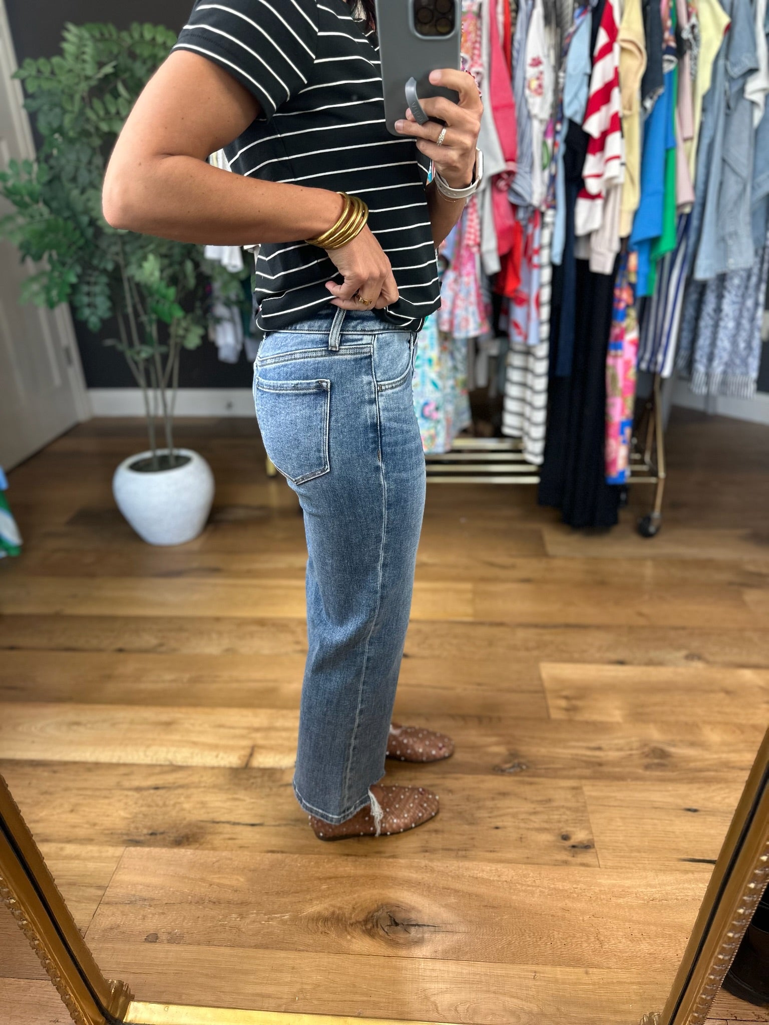The Maddie Mid-Rise Vintage Flare Denim-Jeans-Flying Monkey-Anna Kaytes Boutique, Women's Fashion Boutique in Grinnell, Iowa