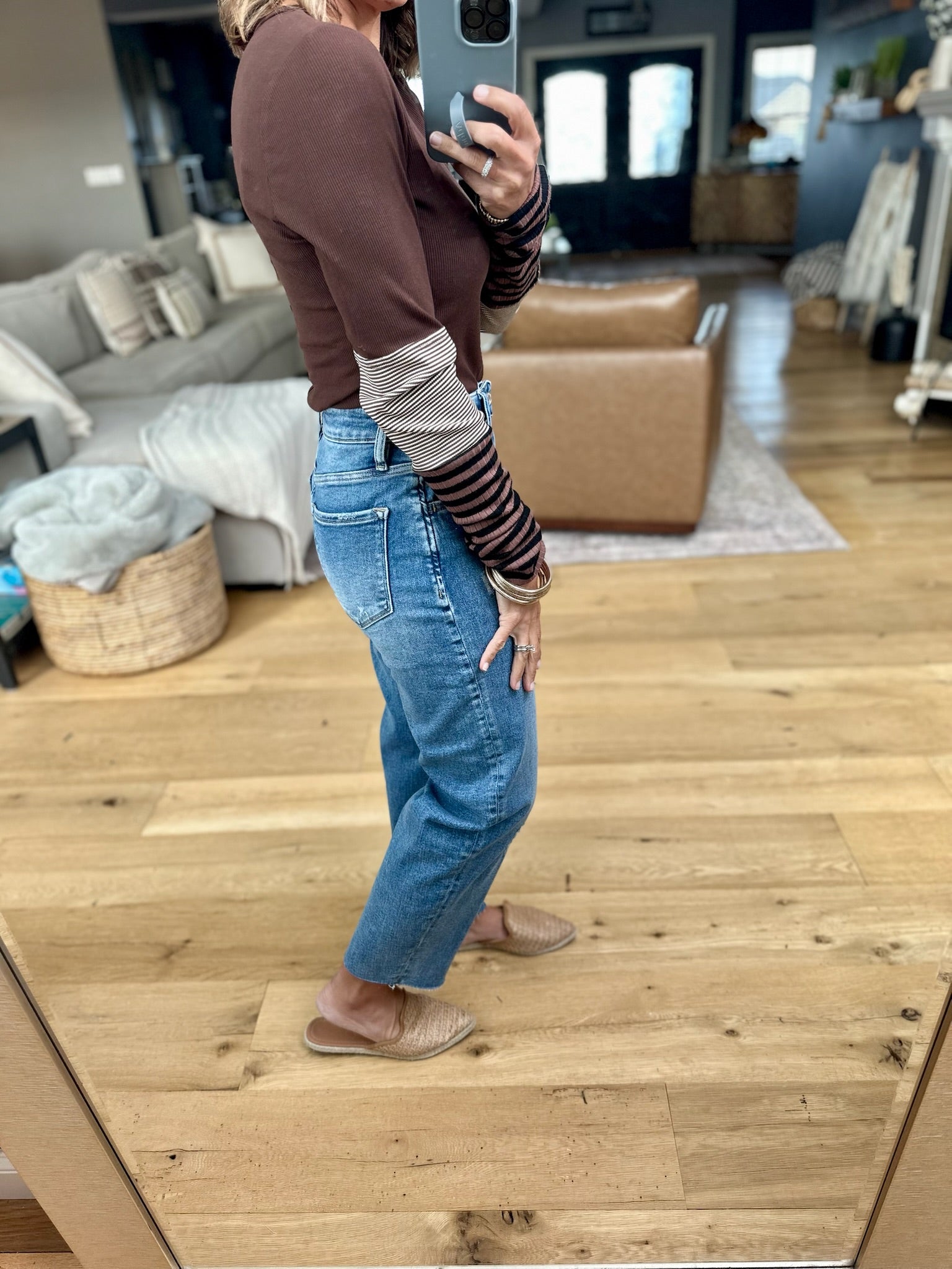 Heard From Me Long Sleeve Top-Doe & Rae-Anna Kaytes Boutique, Women's Fashion Boutique in Grinnell, Iowa