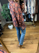 Wander Away Floral Long Sleeve Top-Long Sleeves-Fate-Anna Kaytes Boutique, Women's Fashion Boutique in Grinnell, Iowa