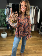 Wander Away Floral Long Sleeve Top-Long Sleeves-Fate-Anna Kaytes Boutique, Women's Fashion Boutique in Grinnell, Iowa