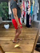 The Asher Striped Tee-Short Sleeves-Thread & Supply-Anna Kaytes Boutique, Women's Fashion Boutique in Grinnell, Iowa