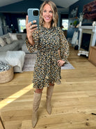 Autumn Bloom Ruffle Dress-Hayden-Anna Kaytes Boutique, Women's Fashion Boutique in Grinnell, Iowa