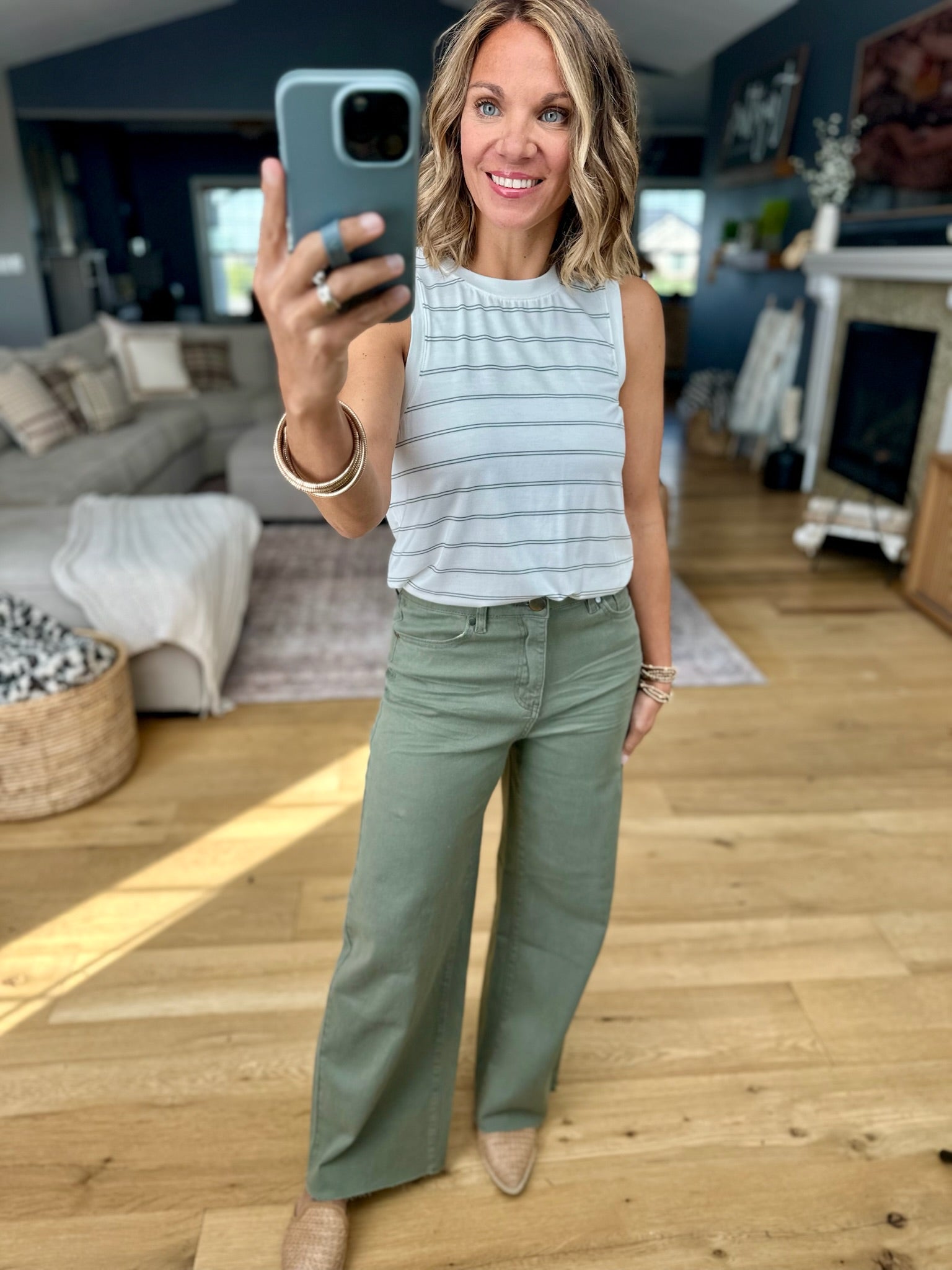 Loved & Layered Striped Tank-Thread & Supply-Anna Kaytes Boutique, Women's Fashion Boutique in Grinnell, Iowa