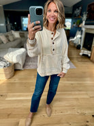 Let Me Guess Texture Combo Top-Easel-Anna Kaytes Boutique, Women's Fashion Boutique in Grinnell, Iowa