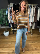 It Girl Energy Knit Top-Short Sleeves-Very J-Anna Kaytes Boutique, Women's Fashion Boutique in Grinnell, Iowa