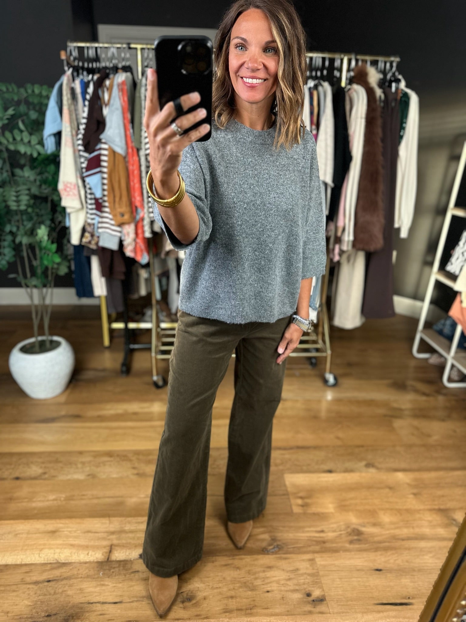 The Devon Wide-Leg Corduroy Pants-Pants-Be Cool-Anna Kaytes Boutique, Women's Fashion Boutique in Grinnell, Iowa