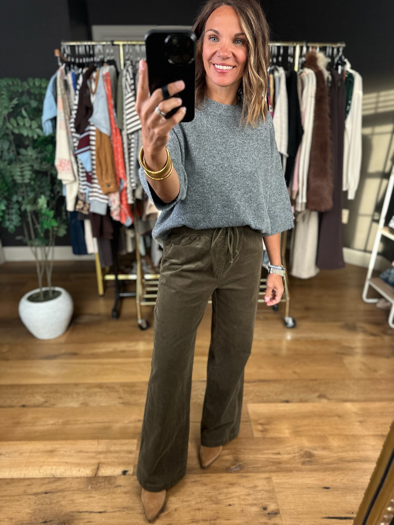 The Devon Wide-Leg Corduroy Pants-Pants-Be Cool-Anna Kaytes Boutique, Women's Fashion Boutique in Grinnell, Iowa