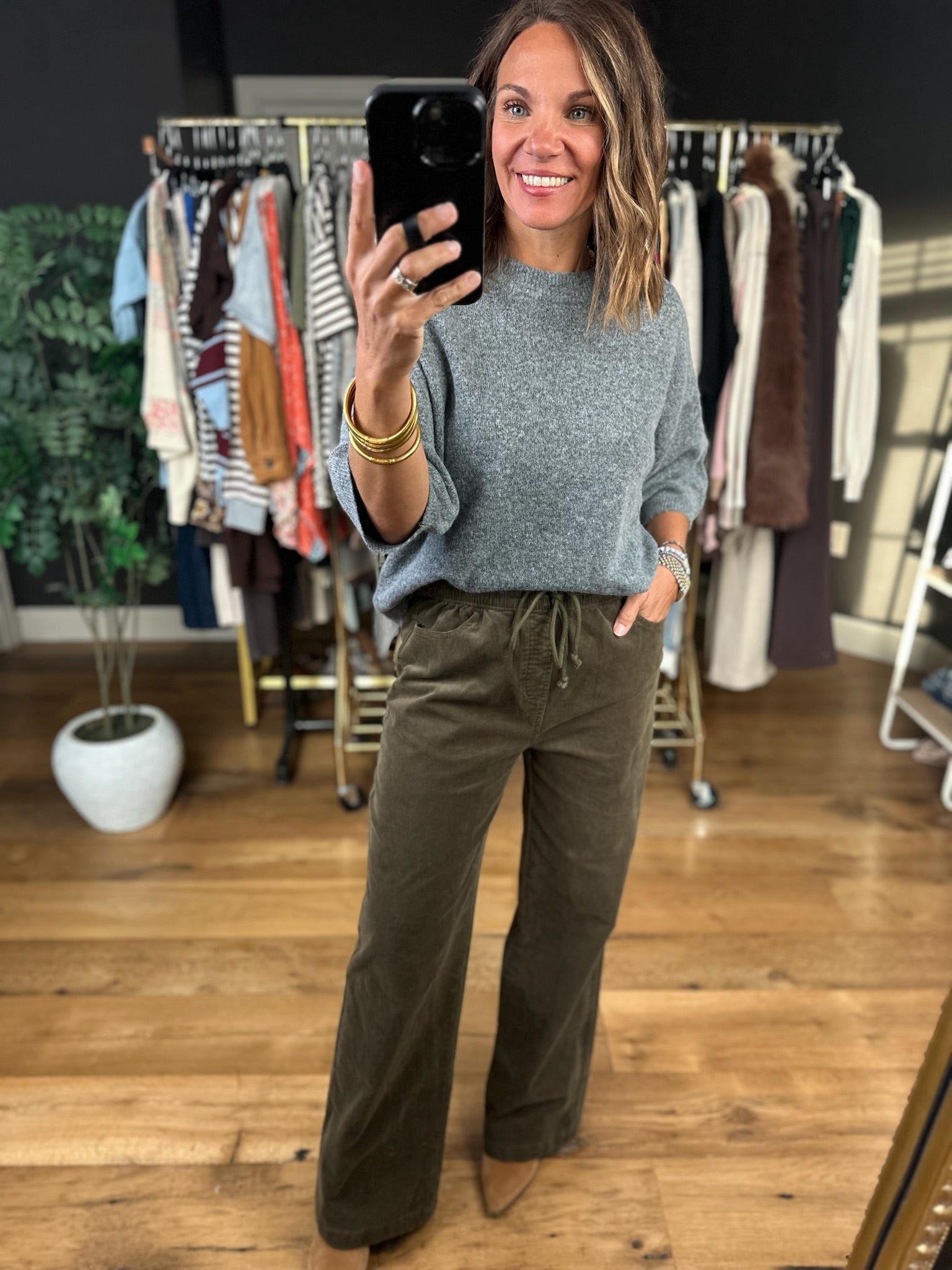 The Devon Wide-Leg Corduroy Pants-Pants-Be Cool-Anna Kaytes Boutique, Women's Fashion Boutique in Grinnell, Iowa