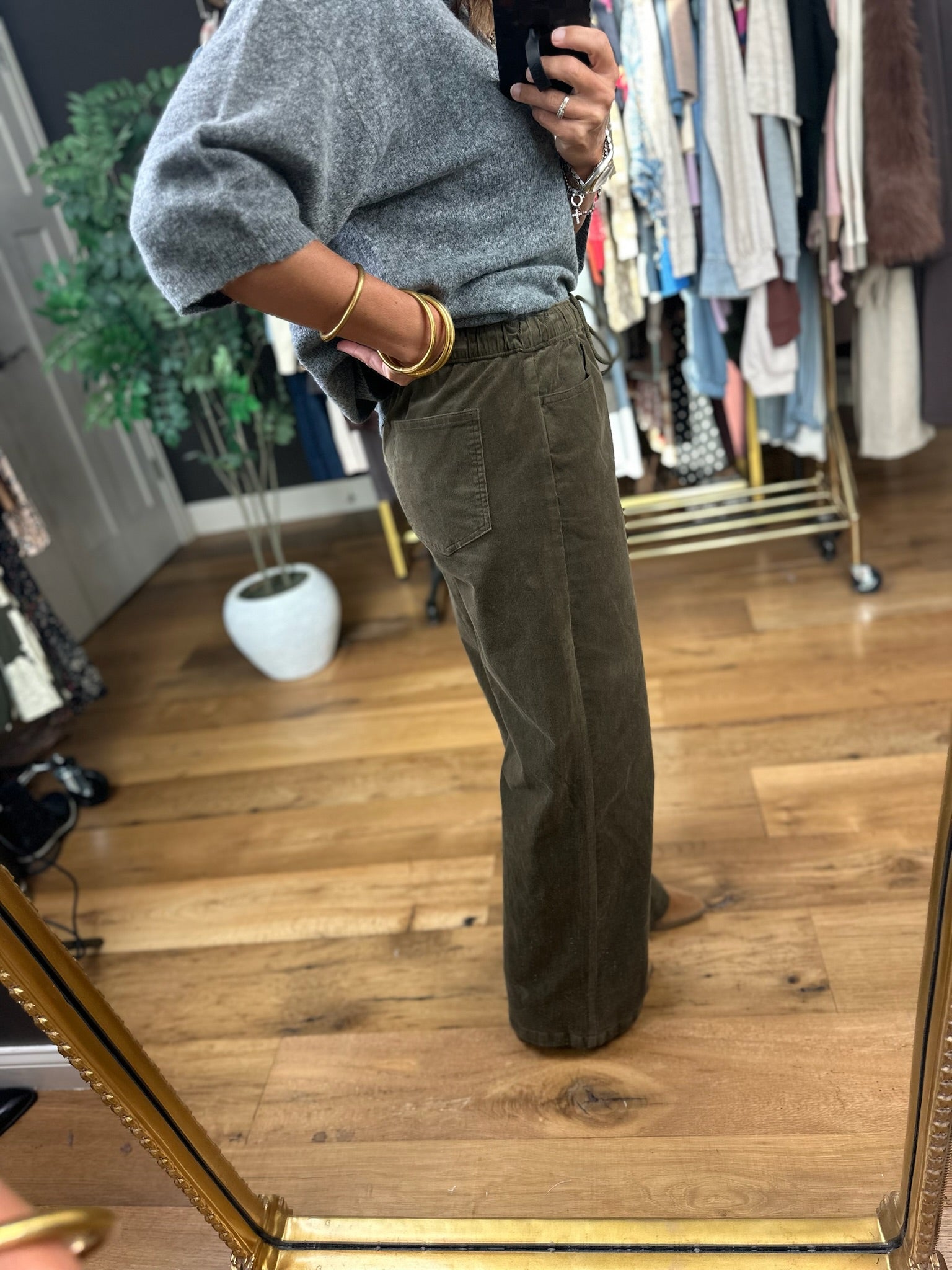 The Devon Wide-Leg Corduroy Pants-Pants-Be Cool-Anna Kaytes Boutique, Women's Fashion Boutique in Grinnell, Iowa
