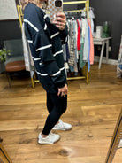 At My Level Striped Crew - Multiple Options-Thread & Supply-Anna Kaytes Boutique, Women's Fashion Boutique in Grinnell, Iowa