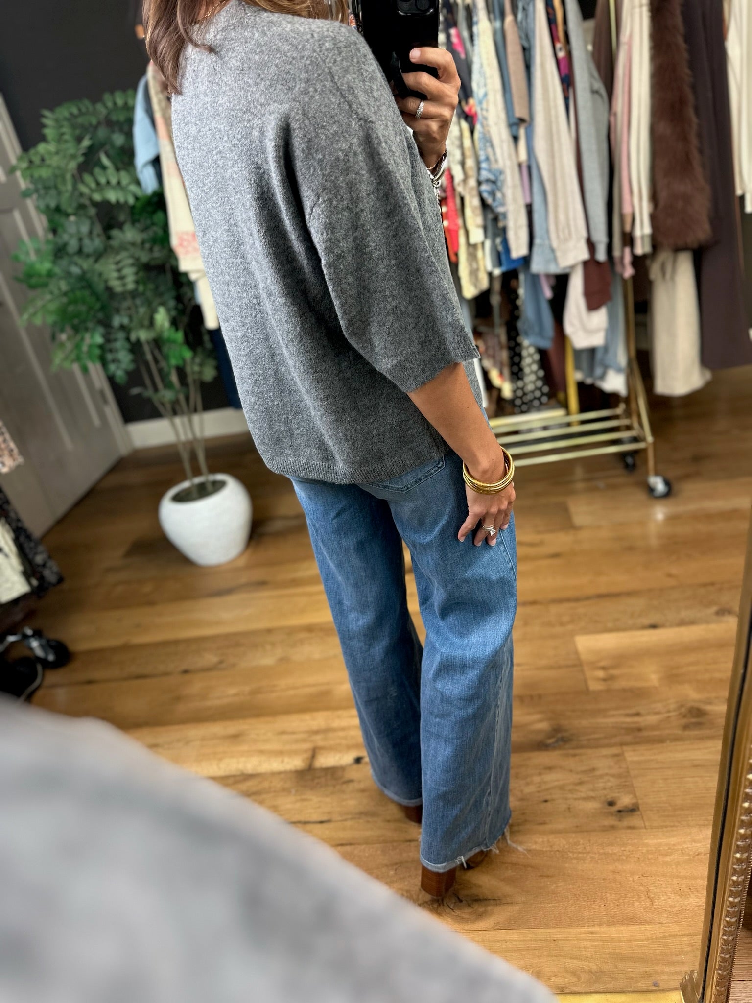This Time Boxy Knit Sweater-Sweaters-Blu Pepper-Anna Kaytes Boutique, Women's Fashion Boutique in Grinnell, Iowa