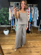 Place For Me Striped Linen Set-Sleeveless-Blu Pepper-Anna Kaytes Boutique, Women's Fashion Boutique in Grinnell, Iowa